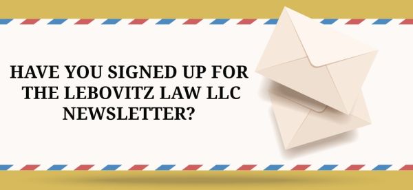 Lebovitz Law LLC newsletter graphic